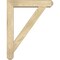 Ekena Millwork Traditional Craftsman Rough Sawn Bracket w/ Offset Brace, Douglas Fir, 6"W x 28"D x 36"H BKT0604X28X36TRA04RDF - alternate 4